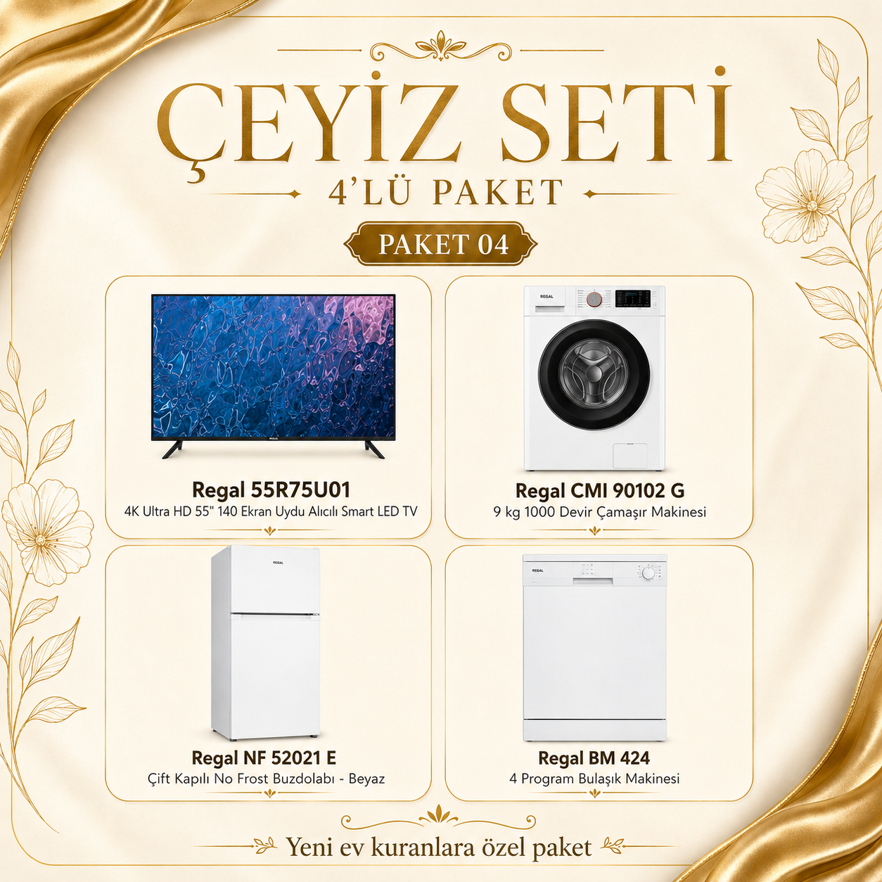 Regal Çeyiz Seti