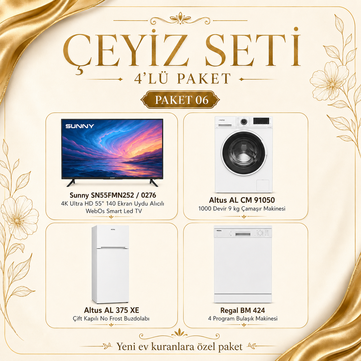 Sunny & Altus Çeyiz Seti