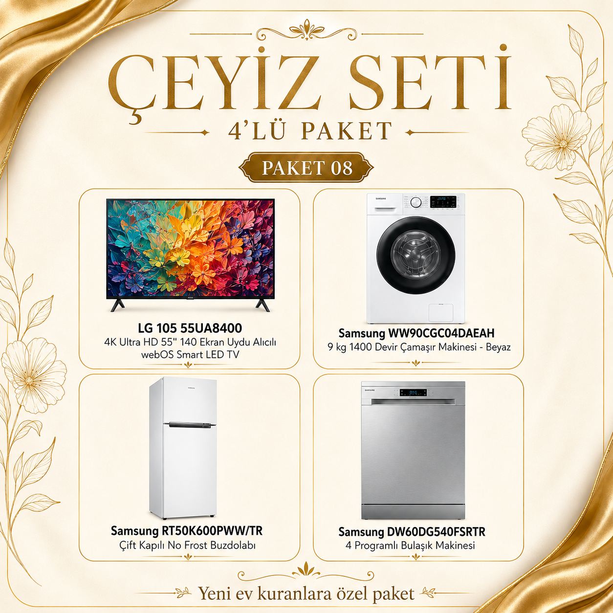 LG & Samsung Çeyiz Seti