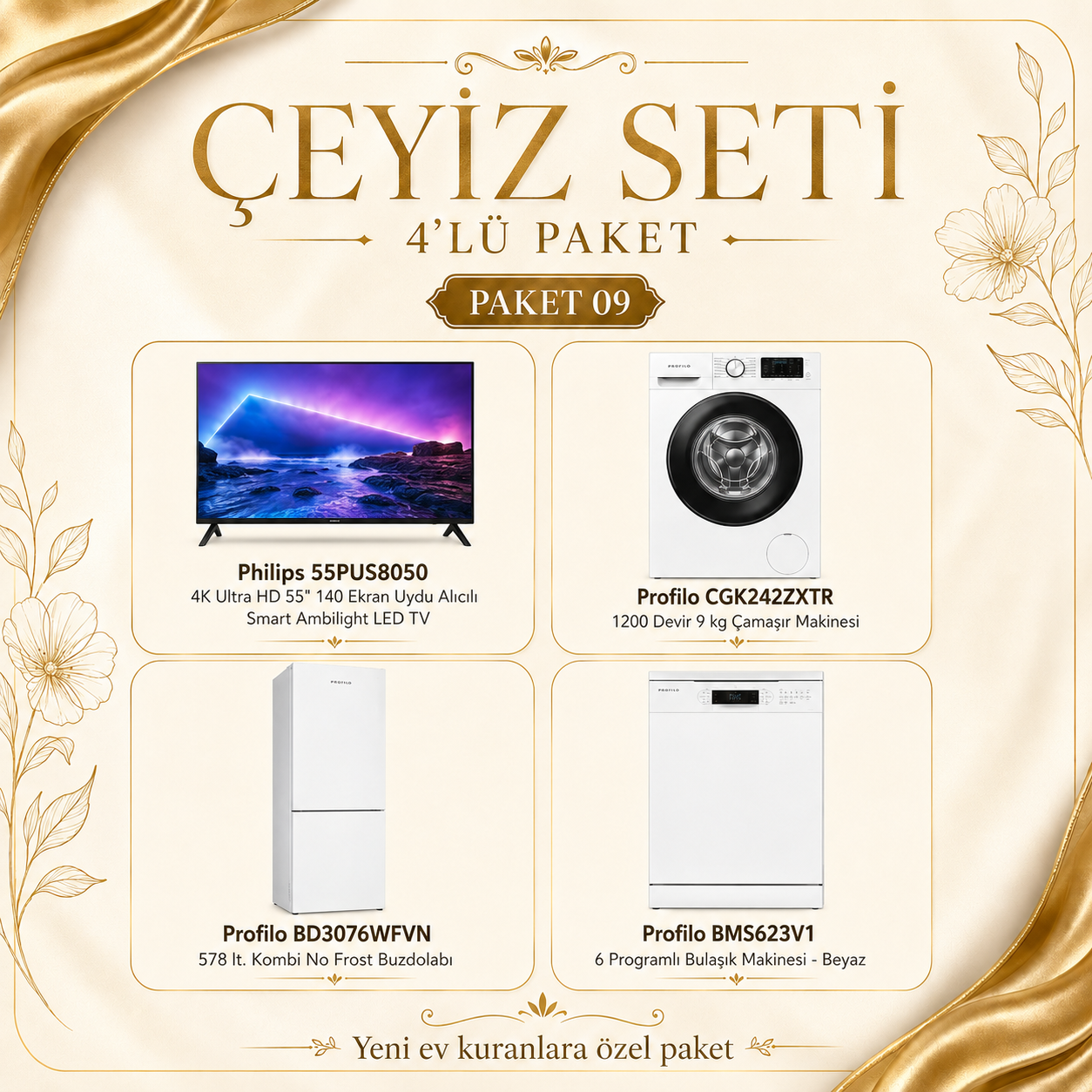Philips Ambilight Çeyiz Seti
